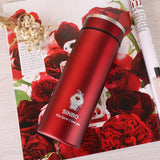 BearPaw Vacuum Thermos Water Bottle Stainless Steel Double Wall Insulated Cup Gift for Women Men 270ml